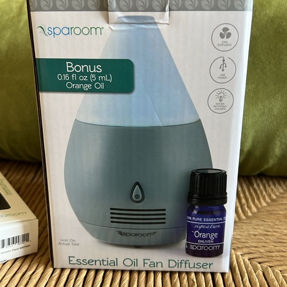 Sparoom Mini Scentifier and Holistic Essential Oils - NIB NWT - Picture 5 of 11